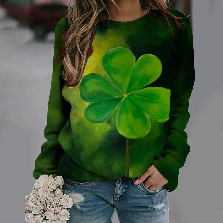 Womens st patricks day sweatshirt sale