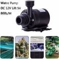 thumbnail image 4 of DC 12V Brushless Submersible Water Pump 800L/H 5M for Solar Circulation System Water Pump Pool Fountain, 4 of 5