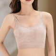 thumbnail image 7 of Women's Spaghetti Strap Cami Bra Adjustable Strap Seamless Comfortable Wireless Daily Bralette One Size, 7 of 7