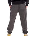 thumbnail image 3 of lkfuzj Men's Jogger Sweatpants Lightweight Cotton Drawstring Waist Joggers Workout Pants with Pockets Men Casual Fashion Solid Lace Up Elastic Sports Pants Trousers Elastic Padded Sweatpants Dark Gray, 3 of 6