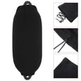 thumbnail image 2 of 2PCS 40X11cm Fender Cover Marine Boat Fender Cover Inflatable Fishing Boat Bumper Dock Anti-UV Sun Protection,2 x Fender Cover(not include Boat Fender),black, 2 of 8