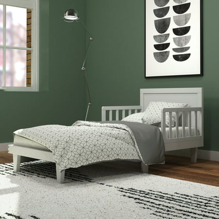 UPC: 0849801013129 | Child Craft Tremont Toddler Bed with Guard Rail Gentle Gray