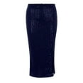 thumbnail image 3 of Women Solid Color Sequins Fashion High Waist Slim Casual Skirt Club Basic Leisure Dailywear, 3 of 5