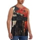 thumbnail image 2 of Balery Abstract Skull Guitar Art Camisetas sin mangas para hombre, absorbe la humedad y protege contra el mal olor.-XX-Large, 2 of 7