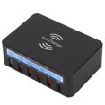 thumbnail image 4 of Bloque De Cargador USB C De 40 W, Concentrador De Estación De Carga Rápida De 6 Puertos Con 4 USB 1QC3.0 1 Tipo C Y Posición De Carga Inalámbrica, 4 of 7