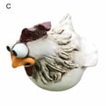 thumbnail image 2 of Cheers.US Funny Chicken Fence Decoration Statues, Chicken Farm Farm Art-Backyard Decoration, Resin Craft Hen Housewarming Gift, Silly Hen for Outdoor Garden Patio, 2 of 7