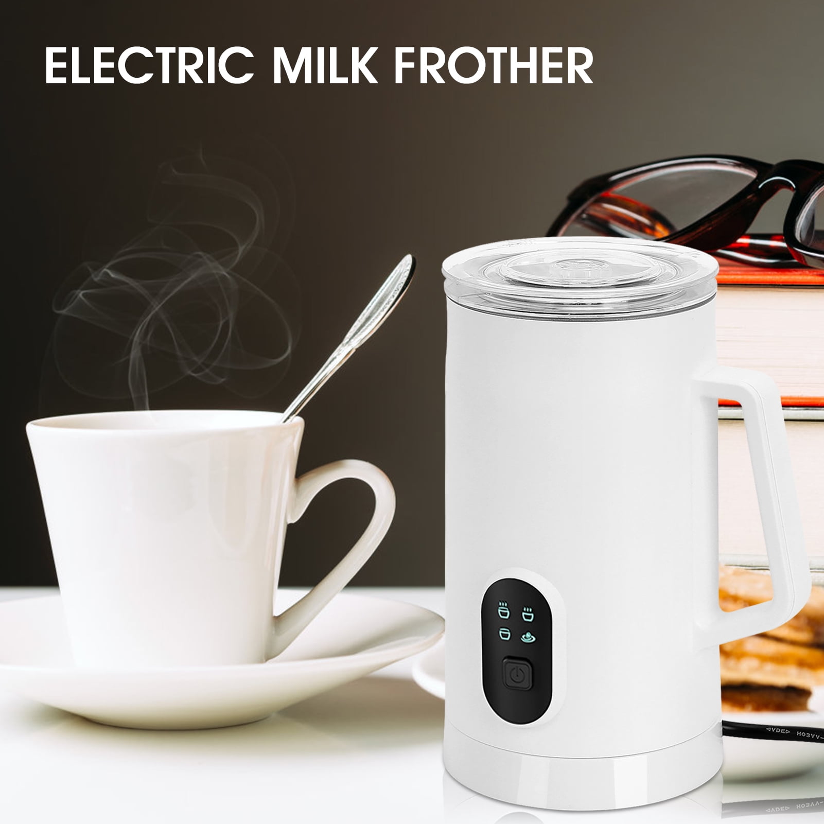 FoodVille MF09 3 in 1 Rechargeable Milk Frother Handheld Foam