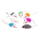 thumbnail image 2 of 7 piezas de juguete para gatos y ratones, sonajero interactivo, juguete para gatos, ratones pequeños, sonido de susurro suave, juguete para gatitos pa, 2 of 8
