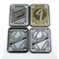 thumbnail image 3 of Standard 4 Bolt "Custom Built" Engraved or Printed Guitar Neck Plate - Choose from 4 Designs - Chrome, Gold or Black, 3 of 4