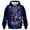 Blue, variant on Santa Face Christmas Hoodie for Men Women, Funny Holiday Pullover Sweatshirt with Beard Glasses Graphic, Ugly Xmas Party Unisex Winter Casual Hoodie Gift