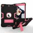 thumbnail image 3 of Golden Sheeps Compatible for iPad 9/8/7 Generation Case (2021/2020/2019) 10.2 Inch Impact Hybrid Drop Proof Armor Defender Full-Body Protection Case Convertible Built in Stand-black pink, 3 of 3