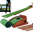 thumbnail image 1 of Alfombrilla de golf GimiYaa Velvet Auto Ball Return Green, 1 of 6
