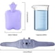 thumbnail image 2 of Bolsa de agua caliente, botella de agua caliente, bolsa de agua caliente de goma con cubierta suave para la cintura para cuello y hombros, espalda, manos, piernas, cintura caliente, 2 of 5