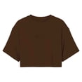 thumbnail image 5 of Yuanlong Womens Tshirts Round Neck Short Sleeve Summer Cropped T Shirts Solid Color Loose Fit Minimalist Sporty Basic Tees, 5 of 6
