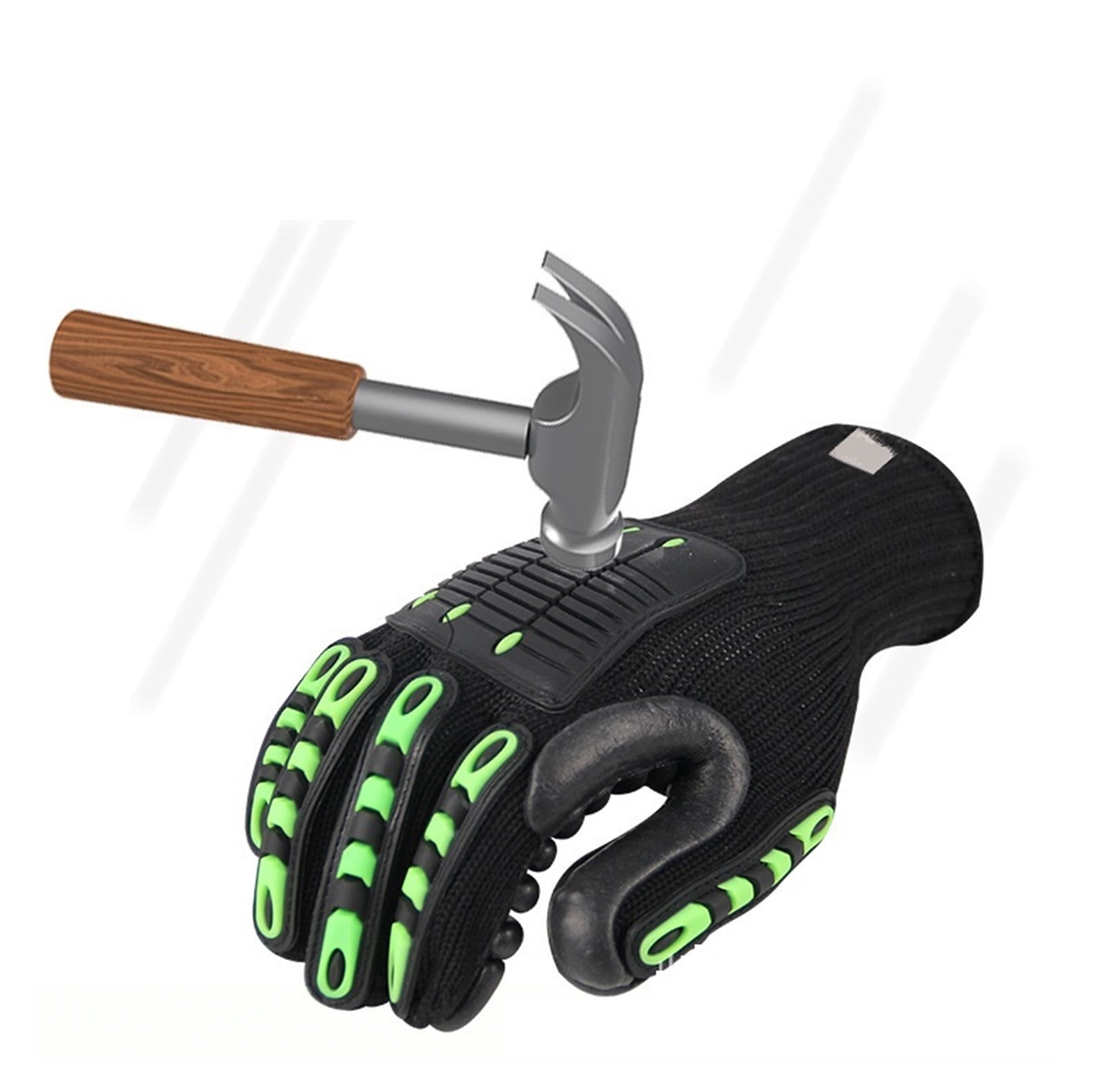 Cut Resistant Anti Vibration Safety Work Glove Mechanics Industry Working Gloves Apply To Wood Carving, Carpentry And Knife Working