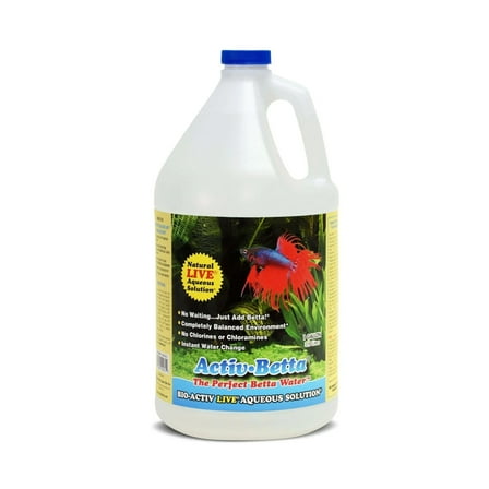 Bio-Activ Live Aqueous Solution Water Conditioner, 1 Gallon - Premium Aquarium Water Treatment , Enhances Water Quality and Fish Health