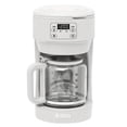 thumbnail image 1 of Open Box Haden Chelsea 10 Cup Drip Coffee Maker w/Glass Carafe, Ivory & Chrome, 1 of 9