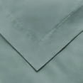 thumbnail image 4 of 650 Thread Count 100% Egyptian Cotton Solid Duvet Cover & Pillow Shams, 3-Piece Duvet Cover Set by Blue Nile Mills – King/California, Teal, 4 of 7