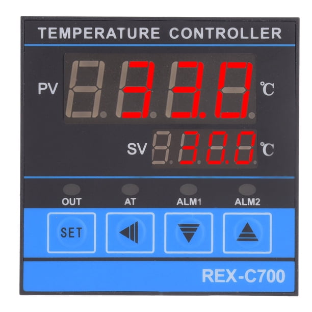 Controlador De Temperatura REX-C700 Controlador De Temperatura Digital RELAY + SSR PID Sistema De Agua Caliente Para El Hogar ANGGREK Hardware