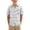 White, variant on Edvintorg Boys Shirts Striped Printed Turndown Collar Short Sleeve Button Down Tops with Pocket Kids Clothing Size 3-15