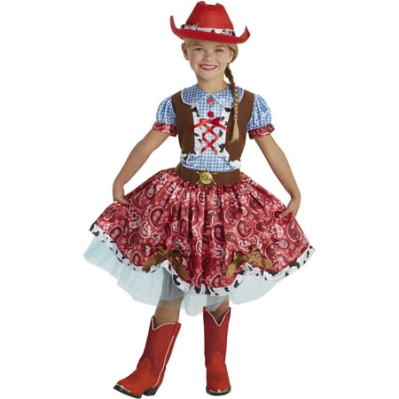 Girls Buckaroo Beauty Wild West Cowgirl Costume