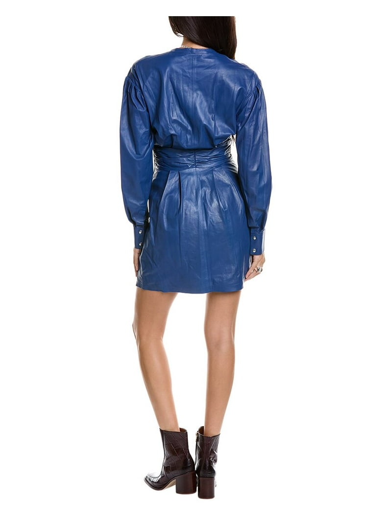 IRO womens Amboar Leather Mini Dress, 34, Blue - Walmart.com IRO womens Amboar Leather Mini Dress, 34, Blue - Walmart.com