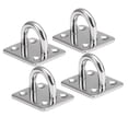 thumbnail image 2 of Bag 4pcs Pad Eye Plates Marine Hardware Multifunctional Wall Mount Hook Loops, 2 of 7