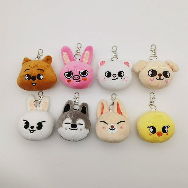 Llavero De Peluche De Stray Kids De 10 Cm – Muñeco Skzoo Con Imanes En Manos Y Mejillas Para Colgar En Mochila O Llaves