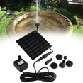 thumbnail image 1 of Fuente de energía Solar bomba de agua flotante sumergible Baño de pájaros estanque jardín decoración al aire libre, 1 of 4