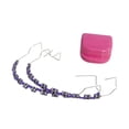 thumbnail image 4 of Accesorios de práctica de decoración temporal Cadena de tirantes de moda DIY Decorativo con violeta, 4 of 9