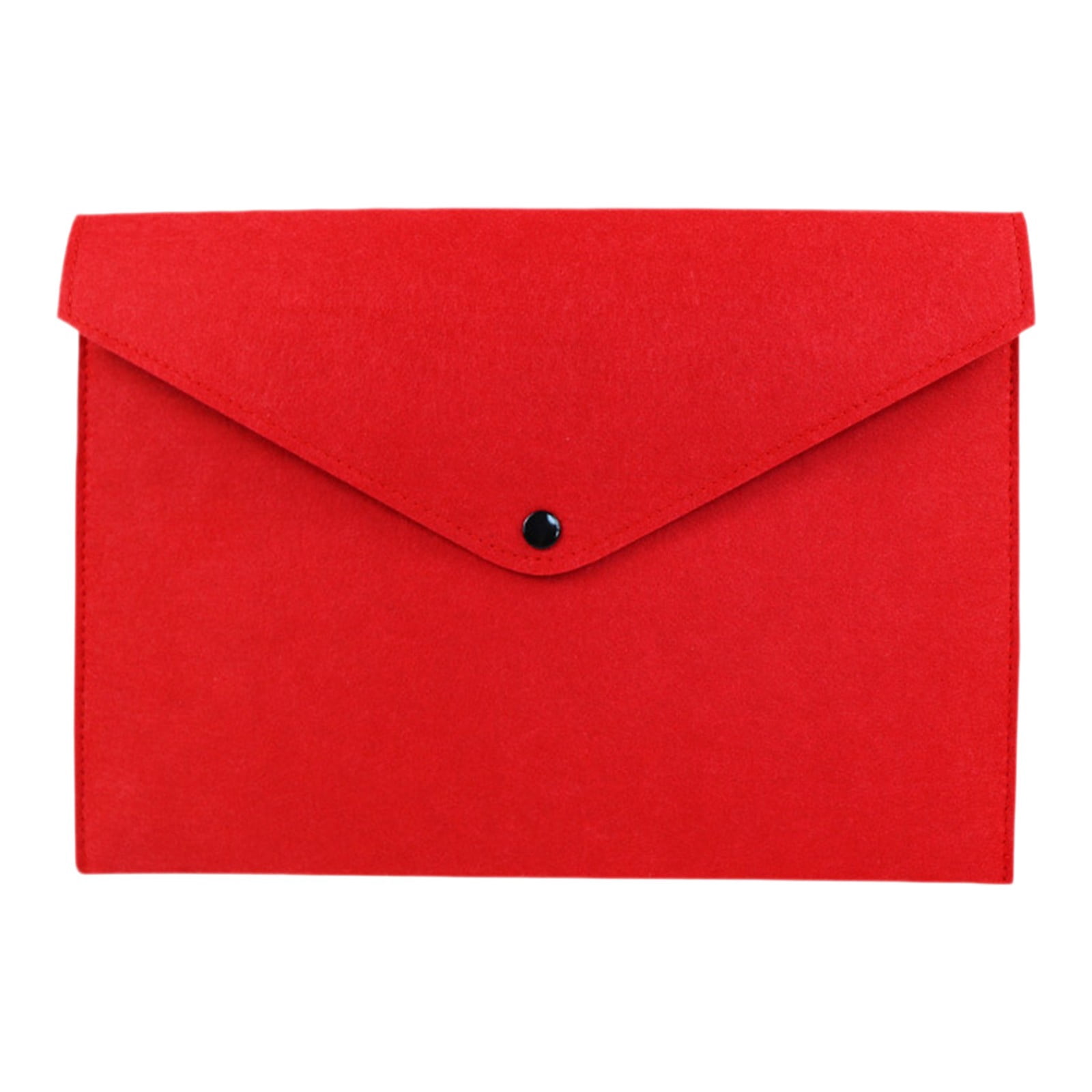 FXMLRLK 8 Pack Felt File Folders, Durable Briefcase, Document Bag, Paper File Folders, Portfolio Case, Letter Envelope, Handbag Button Closure, for Office Home Stationery,8 Colors