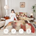 thumbnail image 3 of Homewish Aesthetic Oil Painting Full Size Comforter Sets,Grunge Geometric Artwork Bedding Comforter Set,Black Reversible,3pcs,1 Comforter and 2 Pillowcases, 3 of 7