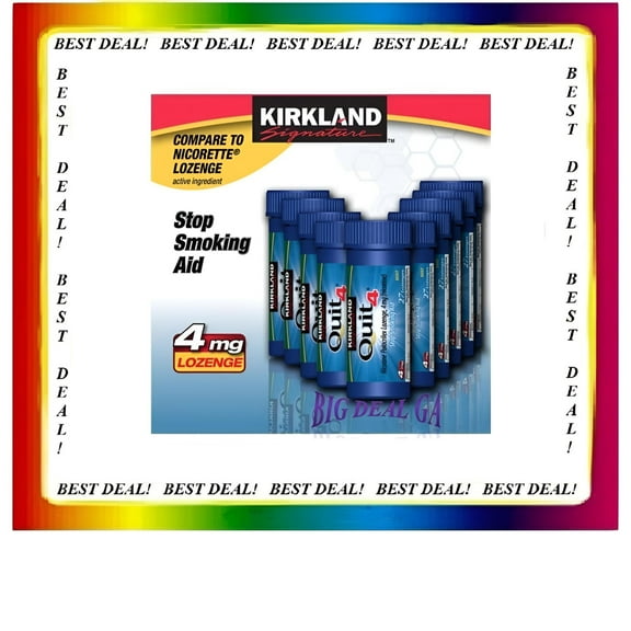 Kirkland Signature Quit Lozenges 4mg., 270 Pieces