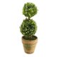 thumbnail image 5 of 3X ÁRboles de Plástico Artificial en Macetas Planta en Maceta Decoración JardíN Patio Interior Al Aire Libre Patrón: Dos Bolas, 5 of 5