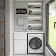thumbnail image 4 of Laundry Vintage Metal Sign Wall Art Hanging Rustic Farmhouse Home Decor for Laundry Room, Bathroom, Washroom 5X10 Inch, 4 of 7