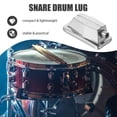 thumbnail image 5 of BESTYASH 5Set Drum Accessories Percussion Instrument Metal Silver for Professional Drummers Performance, 5 of 5