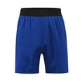 thumbnail image 4 of HIBRO Male Summer Casual Breathable Solid Short Pant Elastic Waist Short Pant Pocket Short, 4 of 5