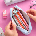 thumbnail image 4 of Large Capacity Flat Pencil Case Multi-Purpose Pouch Pen Bag Office Stationery, 4 of 5