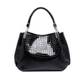 thumbnail image 1 of Bolsas de Cuero para Mujeres Bolsa de Cuero de Cocodrilo Tote Brillante, 34x25x16cm Grande para la Fiesta de la Noche, Viajes Y Bolsos de Cuero Medio para Mujeres, 1 of 6