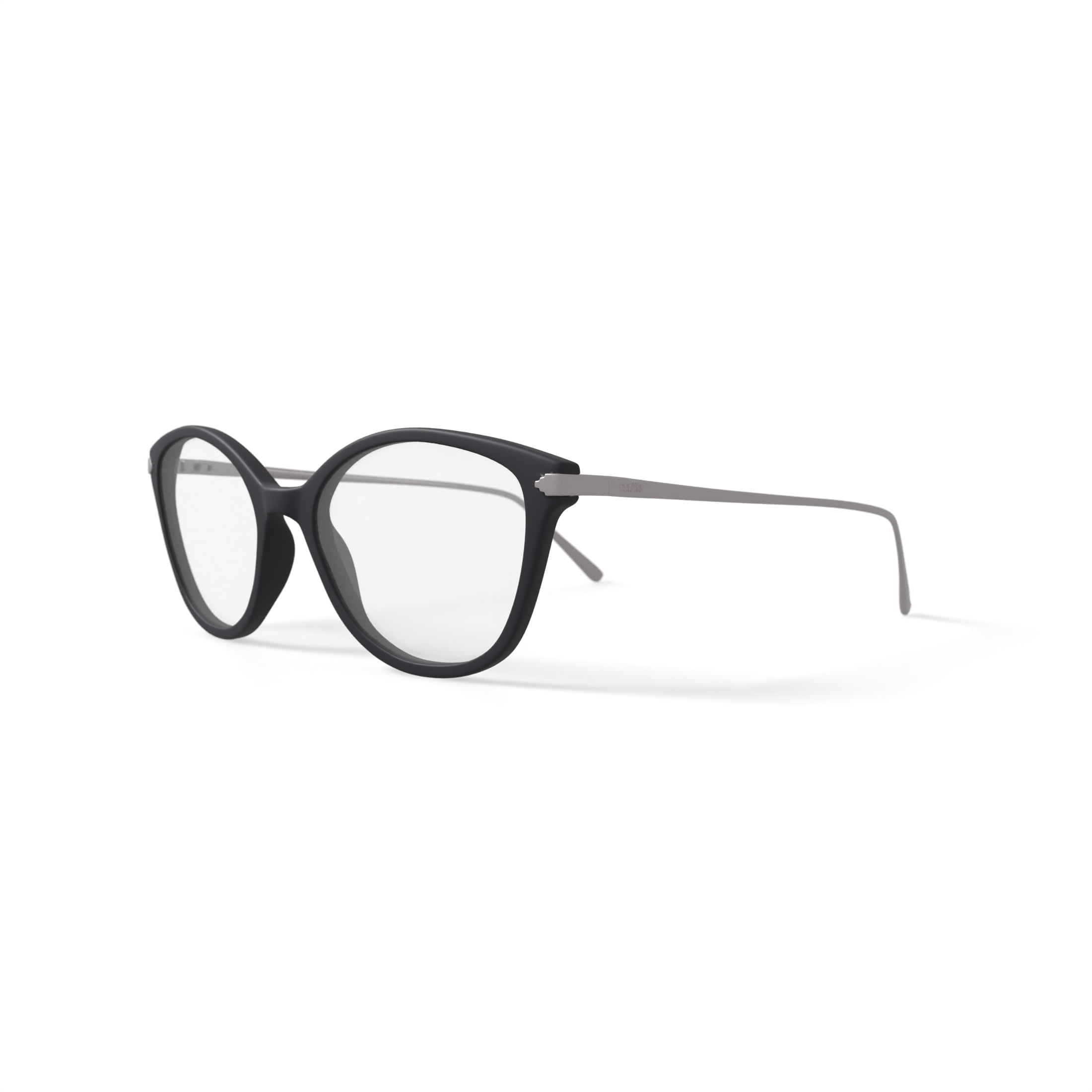 Karun Women's Hail Cat Eye Prescription Eyeglasses with Case, Black