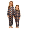 thumbnail image 2 of Family Matching Pajamas Halloween Festival 2 Piece Sets Casual Pjs Family Jammies Long Sleeve Cute Funny Pumpkin Ghost Fashion Holiday Family Pajamas Nightwear Kids 5-6 Years, 2 of 4