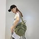 thumbnail image 5 of Estilo preppy moda mujer Color sólido mochila pequeña estudiantes damas viaje, 5 of 5