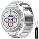 thumbnail image 1 of Correa de Acero Inoxidable GOLDTOLUCK Compatible con Samsung Galaxy Watch 8 Classic 40mm 44mm 46mm, 1 of 6
