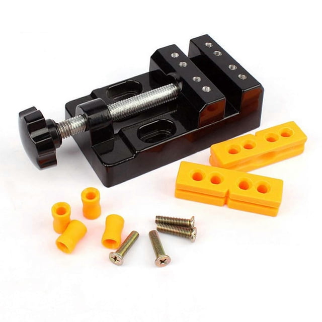 Universal Mini Bench Vise DIY Tools Aluminum Alloy Vise Table Opening Press Jaws Jewelry Craft Sculpture Bed Tool