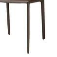 thumbnail image 4 of Baxton Studio Rockford Modern and Contemporary Taupe Bonded Leather Upholstered Dining Chair (Set of 2), 4 of 5