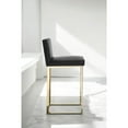 thumbnail image 4 of Pangea Home Dexter Counter Stool Faux Leather Black, 4 of 13