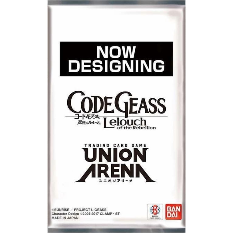 code geass union arena booster box Geass: Lelouch of the Rebellion Vol. 2 2 includes many new cards to power up previous decks Bandai Union Arena Code Geass