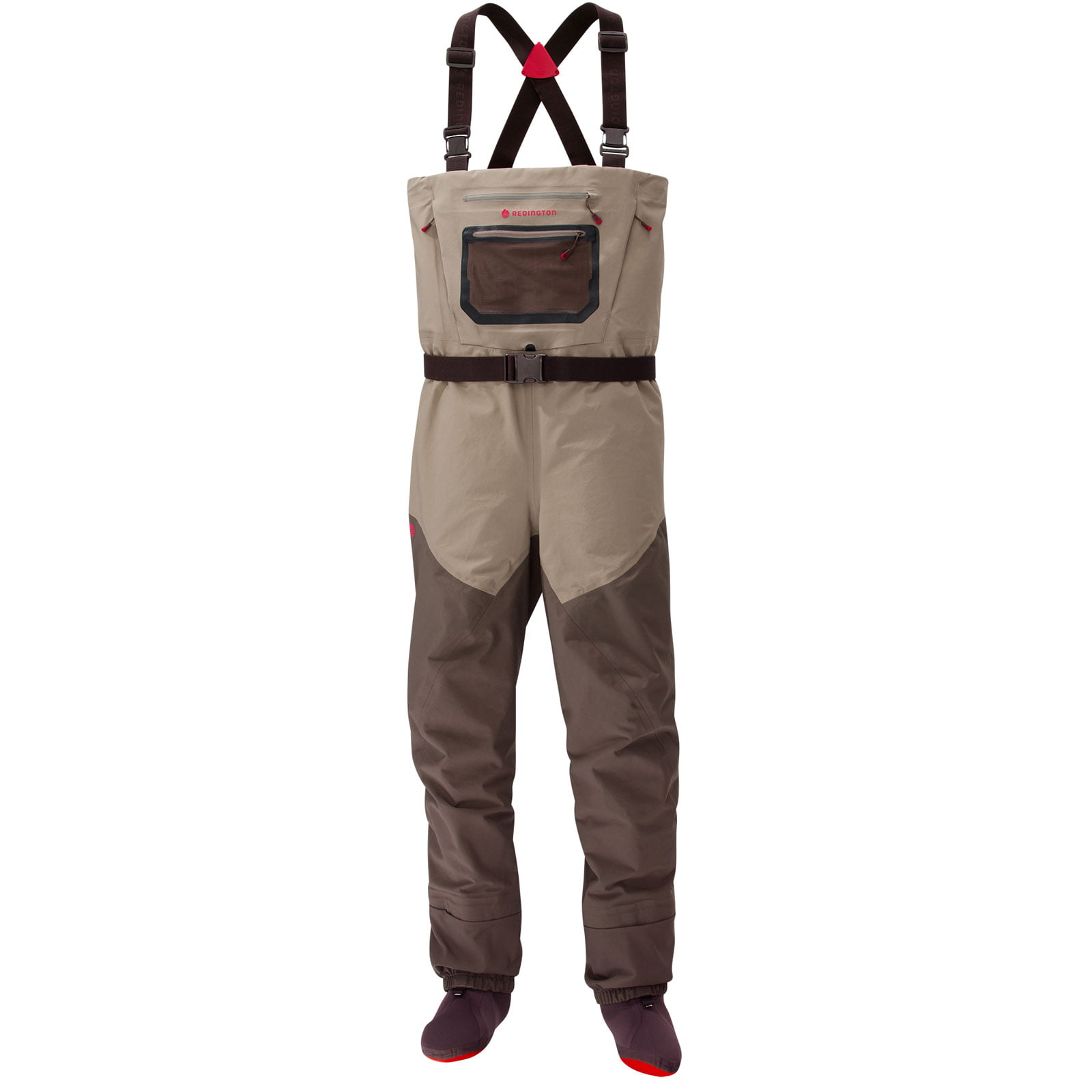 Redington Sonic-Pro HD Fly Fishing Wader Clay/Dark Earth w Articulated Knee