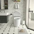 thumbnail image 7 of Smart One Piece Bidet Toilet with Remote Control, Tankless LED Display, Heated Seat, Auto Open/Close, Warm Water & Air Dryer, Foot Sensor Flush, Aromatherapy System, 7 of 7