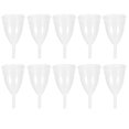 thumbnail image 4 of Copa menstrual femenina, 10 piezas de silicona reutilizable Copa menstrual femenina Copa de higiene femenina Confiabilidad excepcional, 4 of 12
